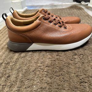 Johnston & Murphy Mens Kinnon Leather Perforated Joggers Shoes